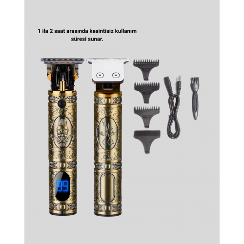 Profesyonel Kablosuz Tıraş Makinesi – 1-2 Saat Kesintisiz Kullanım Profesyonel Kablosuz Tıraş Makinesi – 1-2 Saat Kesintisiz Kullanım