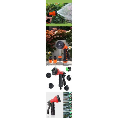 Turk Sulama Tabancası Seti 7 FONKSİYON 3 Aparatlı