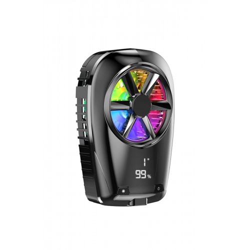 X110 Radyatör Telefon Soğutucu Fan - Siyah-(5796)