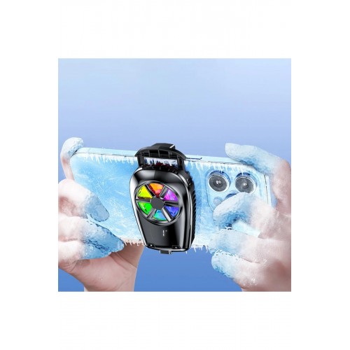 X110 Radyatör Telefon Soğutucu Fan - Siyah-(5796)