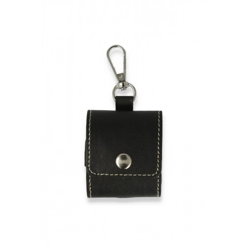 Airpods Pro (1.nesil) Askılı Kılıf - Siyah-(5796)