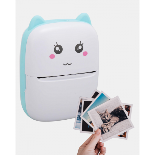 Kablosuz Mini Cep Yazıcısı Bluetooth Destekli 1200mAh Bataryalı