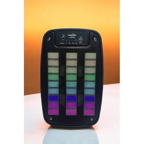 Bluetooth Hoparlör RGB Işıklı USB SD Kart Girişli Taşınabilir