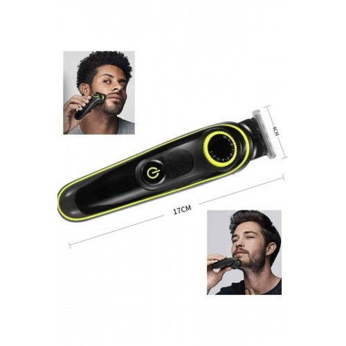 Unısex Çok Fonksiyonlu Bakım Seti Led Göstergeli Tıraş Makinesi Saç Sakal Vücut