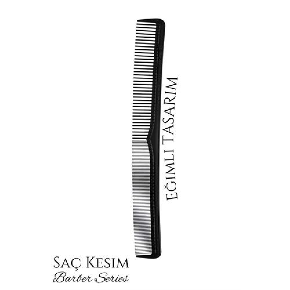 Turk Berber Kuaför Saç Kesim Tarağı Karbon Nano Absolute Professional