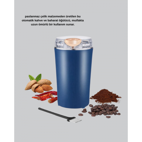 Paslanmaz Çelik Kahve ve Baharat Öğütücü – Otomatik Mekanizma