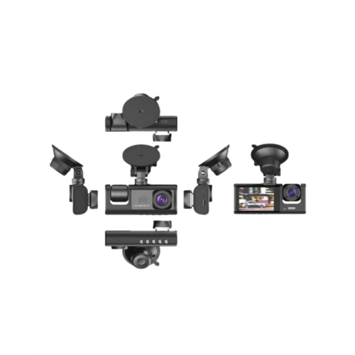 1. 3 Kameralı Full HD Araç Kamerası – Ön İç ve Arka Görüş ile %100 Kapsama