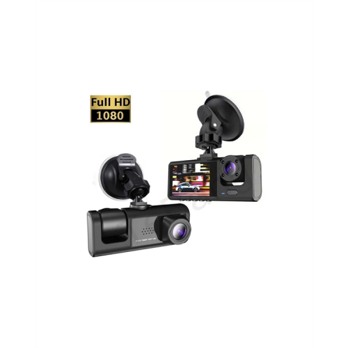 1. 3 Kameralı Full HD Araç Kamerası – Ön İç ve Arka Görüş ile %100 Kapsama