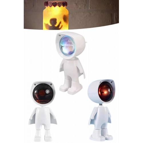 Projektör Atmosfer Işık Lambası Projektör Güneş Lambası Masa Lambası