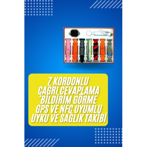 Akıllı Saat Çağrı Cevaplayabilen Unısex 7 Kordonlu Müzik Dinleme Akıllı Saat Çağrı Cevaplayabilen Unısex 7 Kordonlu Müzik Dinleme