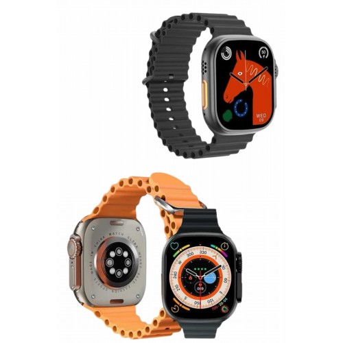 2025 Model Akıllı Saat Çift Kordon Ios Ve Android Arama Cevaplama Sesli Asistan