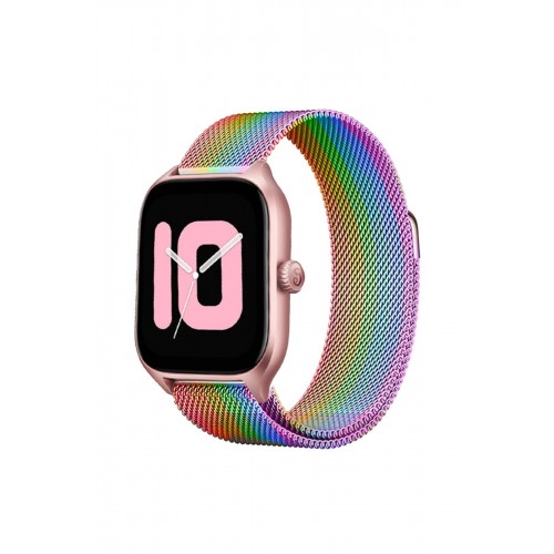 Watch 20mm Metal Mıknatıslı Kordon - Gökkuşağı-(5796)