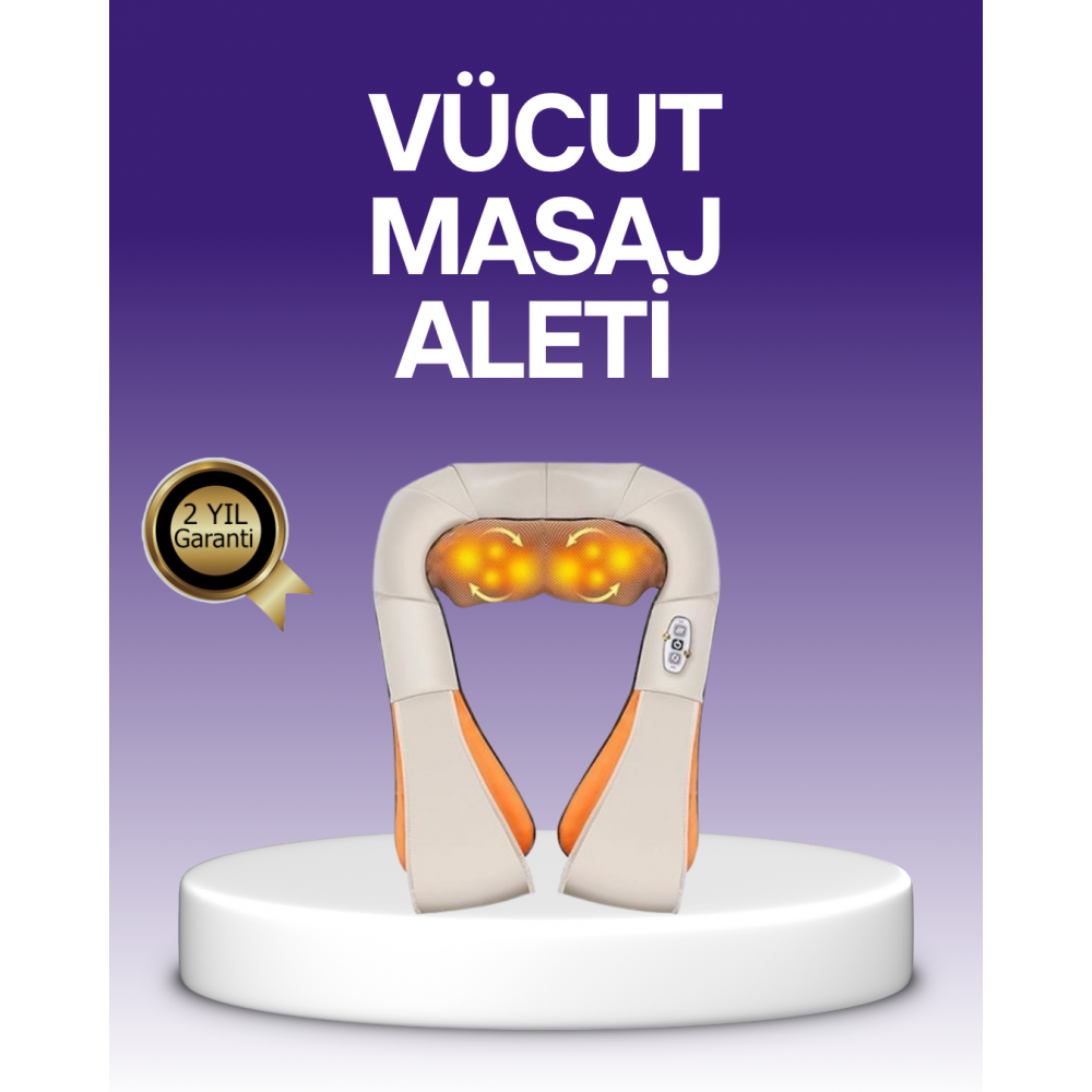 Ovmalı Boyun ve Sırt Masaj Cihazı