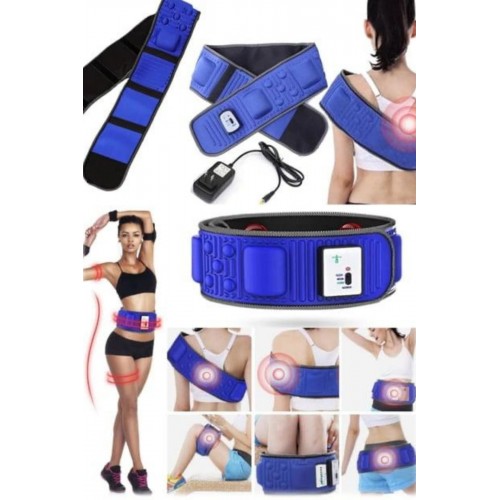 Titreşimli Kas Gevşetici Masaj Kemeri Zayıflama Aleti Bel Bölge Sırt Masaj Aleti