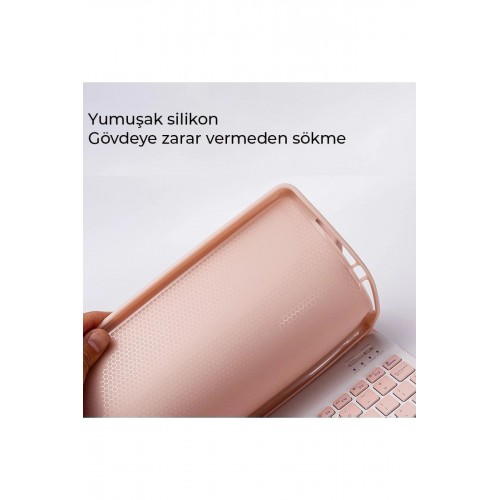 Xiaomi Redmi Pad SE Kılıf KC01 Smart Klavyeli Tablet Kılıfı - Lila-(5796)