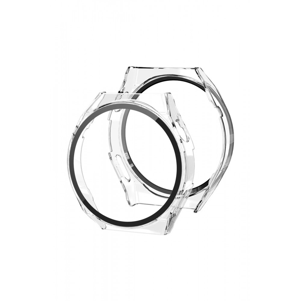 Huawei Watch GT2 46mm Dota Camlı Kasa Ekran Koruyucu - Şeffaf-(5796)