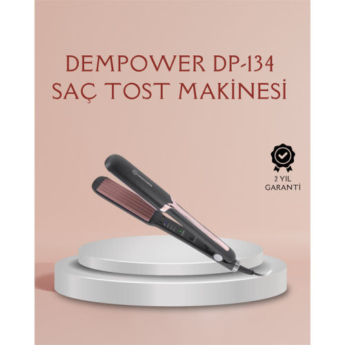 DP-134 Tost Saç Şekillendirici – Hızlı Isınan Kalıcı ve Belirgin Dalgalar İçin İdeal