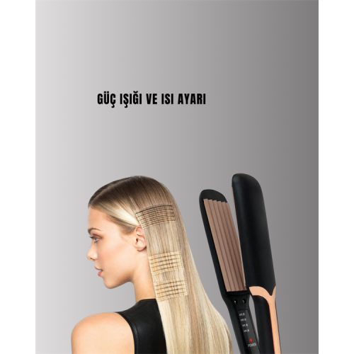 DP-134 Tost Saç Şekillendirici – Hızlı Isınan Kalıcı ve Belirgin Dalgalar İçin İdeal DP-134 Tost Saç Şekillendirici – Hızlı Isınan Kalıcı ve Belirgin Dalgalar İçin İdeal