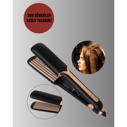 DP-134 Tost Saç Şekillendirici – Hızlı Isınan Kalıcı ve Belirgin Dalgalar İçin İdeal DP-134 Tost Saç Şekillendirici – Hızlı Isınan Kalıcı ve Belirgin Dalgalar İçin İdeal