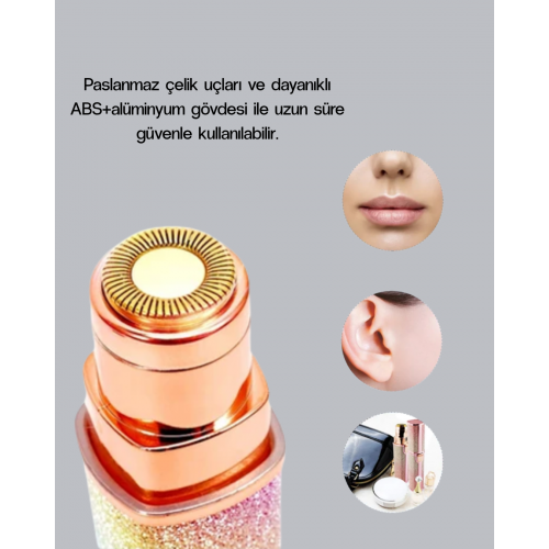 Şarjlı Mini Yüz ve Kaş Epilatörü – Ağrısız ve Hassas Temizlik Şarjlı Mini Yüz ve Kaş Epilatörü – Ağrısız ve Hassas Temizlik