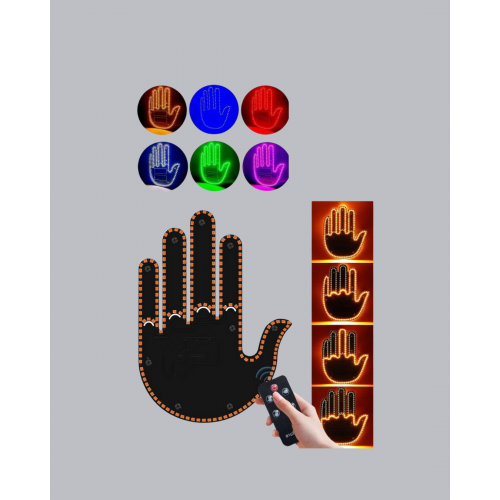 El Hareketiyle Kontrol Edilen 176 LED Amber Güvenlik Lambası