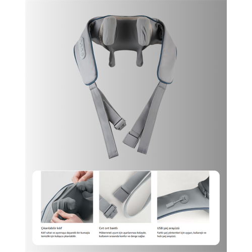 VNB-01 U Tipi Ergonomik Boyun Masaj Cihazı