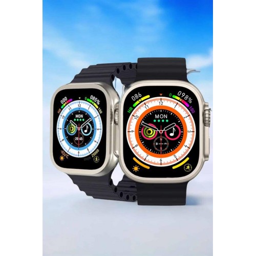 Bluetooth Bağlantılı Nabız Kan Basıncı Oksijen Ölçer Akıllı Saat