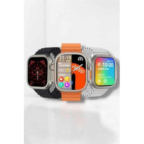 Bluetooth Bağlantılı Nabız Kan Basıncı Oksijen Ölçer Akıllı Saat