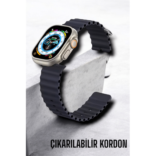 Bluetooth Bağlantılı Nabız Kan Basıncı Oksijen Ölçer Akıllı Saat