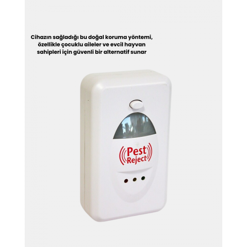 Ultrasonik Böcek ve Fare Kovucu – Doğa Dostu Sessiz ve Etkili Savunma