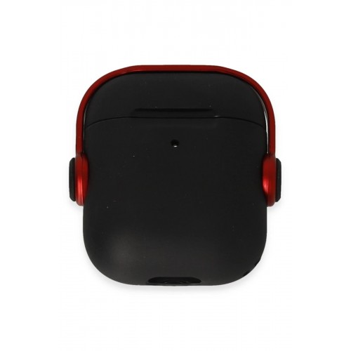 Airpods 2 (2.nesil) Cool Kılıf - Siyah-Kırmızı-(5796) Airpods 2 (2.nesil) Cool Kılıf - Siyah-Kırmızı-(5796)