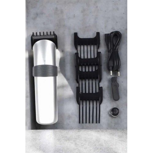 4 Taraklı Taşınabilir Profesyonel Saç ve Sakal Kesme Tıraş Makinesi