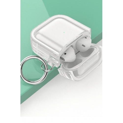 Airpods 4 (4.nesil) Shiny Şeffaf Kılıf - Siyah-(5796) Airpods 4 (4.nesil) Shiny Şeffaf Kılıf - Siyah-(5796)