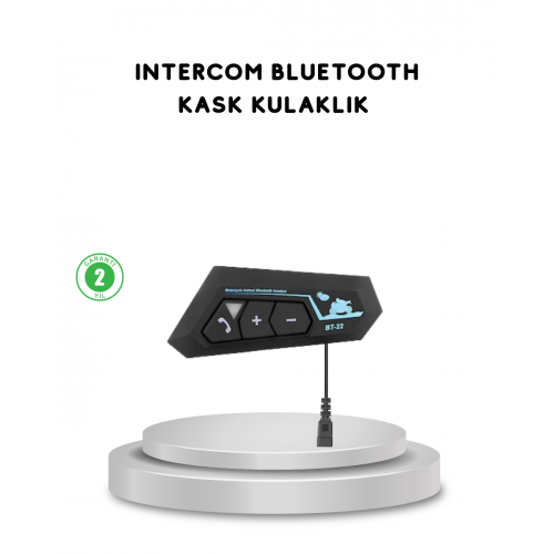 BT22 Kask Bluetooth Kulaklık 5.0 Gürültü Engelleyici ve Eller Serbest Kullanım