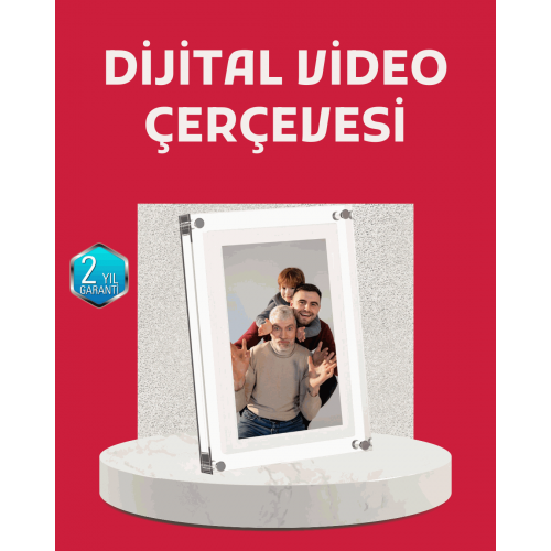 Kompakt Tasarımlı 7 İnç Dijital Fotoğraf Çerçevesi – Modern ve Şık Görünüm