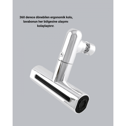 4 Fonksiyonlu Musluk Başlığı 360 Derece Dönebilen ve Su Tasarruflu
