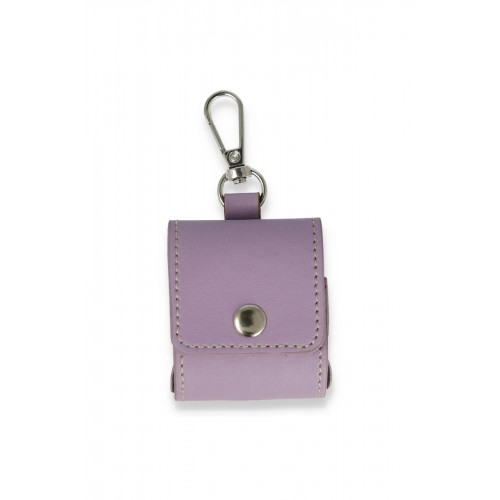 Airpods 2 (2.nesil) Askılı Kılıf - Lila-(5796)