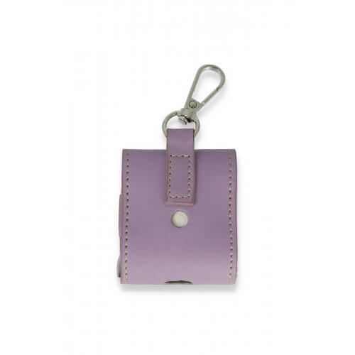 Airpods 2 (2.nesil) Askılı Kılıf - Lila-(5796)