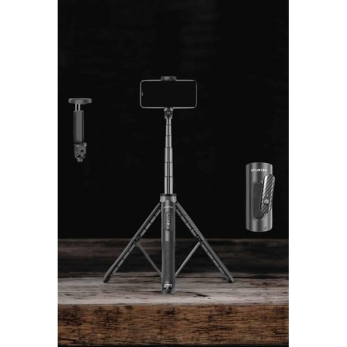 Tripod Kablosuz Bluetooth Bağlantılı Selfie Çubuğu 360 Derece Dönebilen Tripod Kablosuz Bluetooth Bağlantılı Selfie Çubuğu 360 Derece Dönebilen