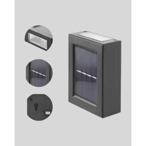 6 LED Güneş Enerjili Sensörlü Lamba – Akıllı Işık Sensörlü Enerji Tasarruflu Bahçe Aydınlatma