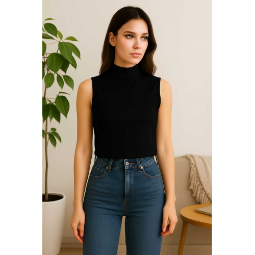 Kadın Kolsuz Body (2 Adet)-(17952)