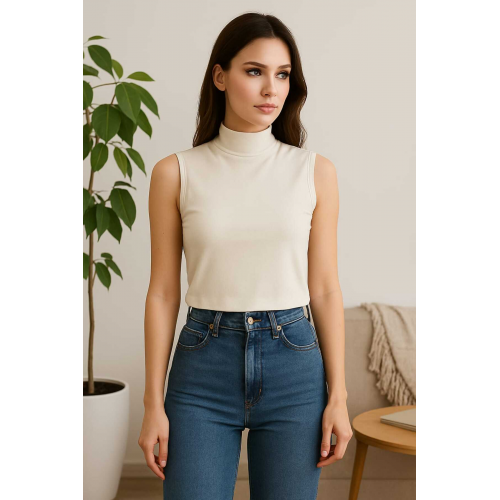 Kadın Kolsuz Body (2 Adet)-(17952)