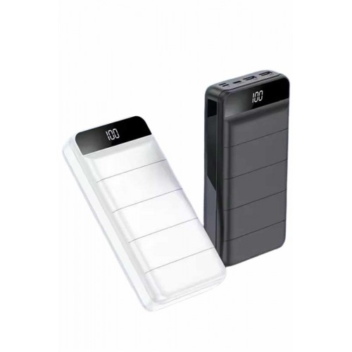 Powerbank 50.000 Mah Dijital Göstergeli Taşınabilir 4 Portlu Hızlı Powerbank