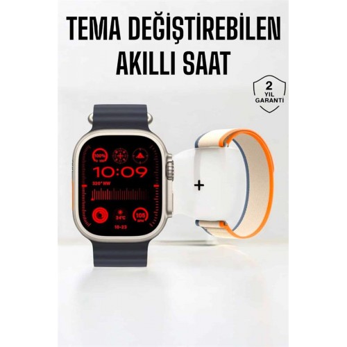 Akıllı Saat Yeni Nesil Sesli Asistan Uyku ve Sağlık Takibi Adımsayar