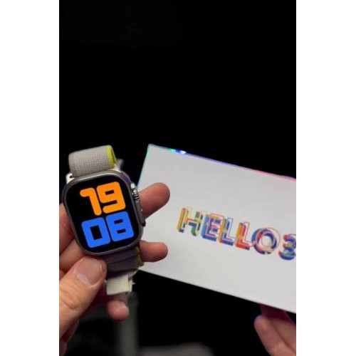 Akıllı Saat Yeni Nesil Sesli Asistan Uyku ve Sağlık Takibi Adımsayar