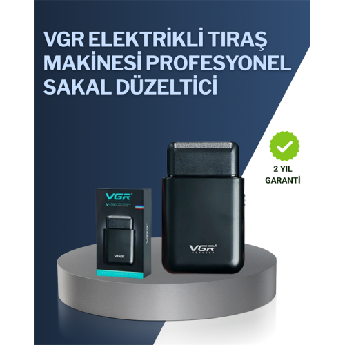 5 W Güçlü USB Şarjlı Sakal Şekillendirici – İki Başlıklı Su Geçirmez Tasarım