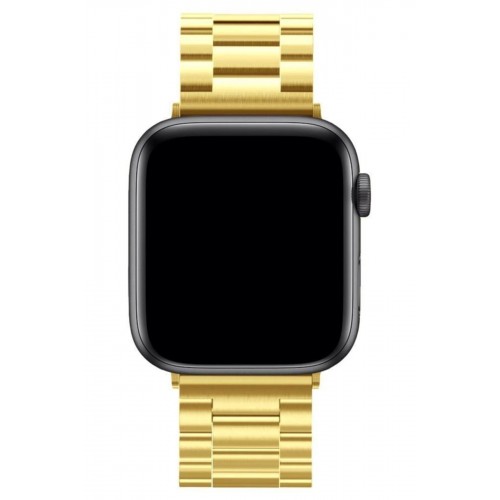 Apple Watch 42mm Metal Baklalı Kordon - Gold-(5796)