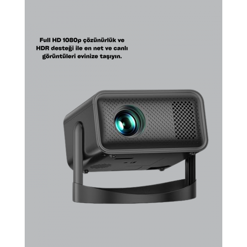 Full HD 1080P HDR Destekli Akıllı Projeksiyon Cihazı