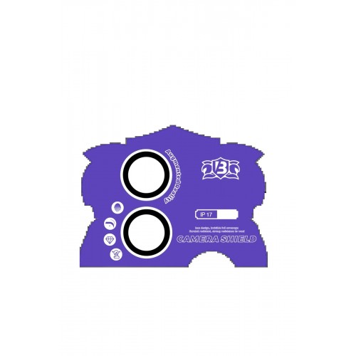 Apple iPhone 17 Bilvis Titan Kamera Lens - Gümüş-(5796)