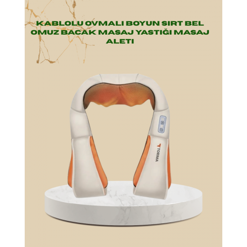 Ovmalı Isıtmalı Masaj Aleti – Boyun Sırt Bel Omuz ve Bacak İçin
